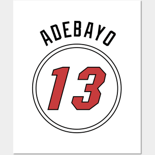 Adebayo Name and Number Posters and Art